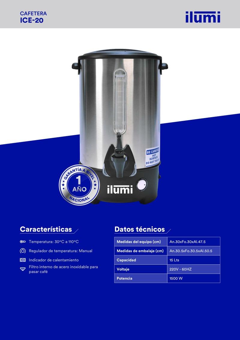 Cafetera electrica comercial Ice-20 - Imagen 3