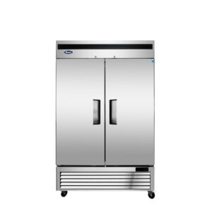 ALT: Refrigerador comercial 2 puertas 1300 litros ATOSA MBF8507GR vista frontal fondo blanco
