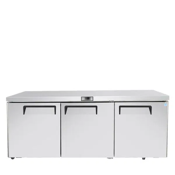 Mesa Refrigerada bajo mostrador de 3 puertas de 1846X762X867mm