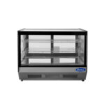 Vitrina refrigerada Atosa CRDS-42 vista frontal vacía con fondo blanco