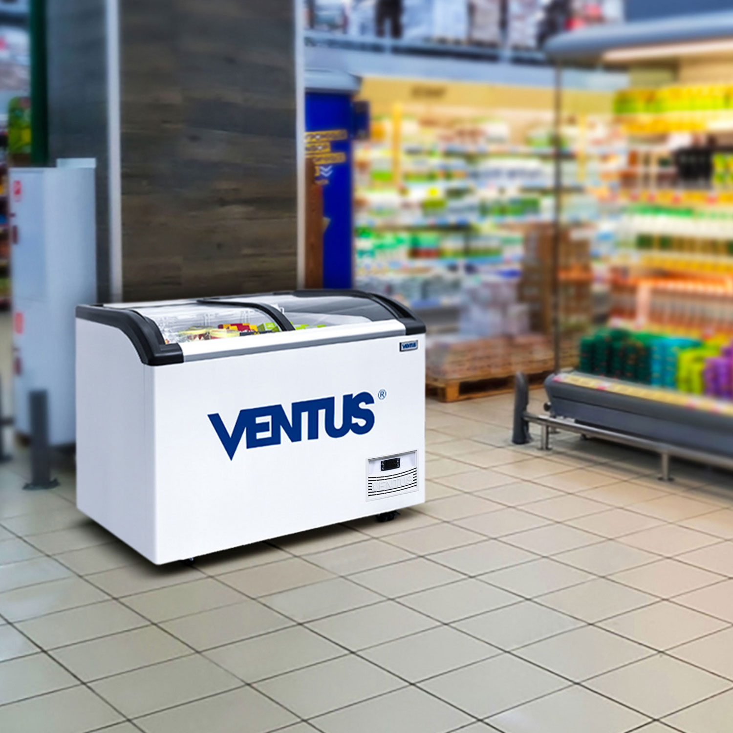 Congeladora Ventus CTV-320Q PRO con función dual y refrigerante ecológico R290