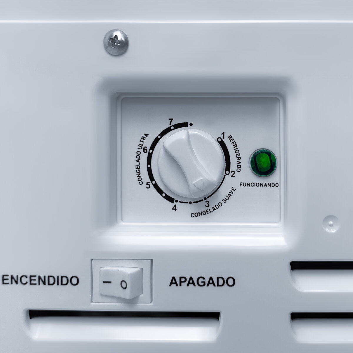 Detalle de la cerradura y la manija