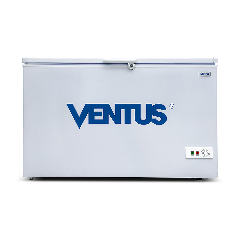 Congeladora dual de tapa dura Ventus CTVD-330 vista frontal