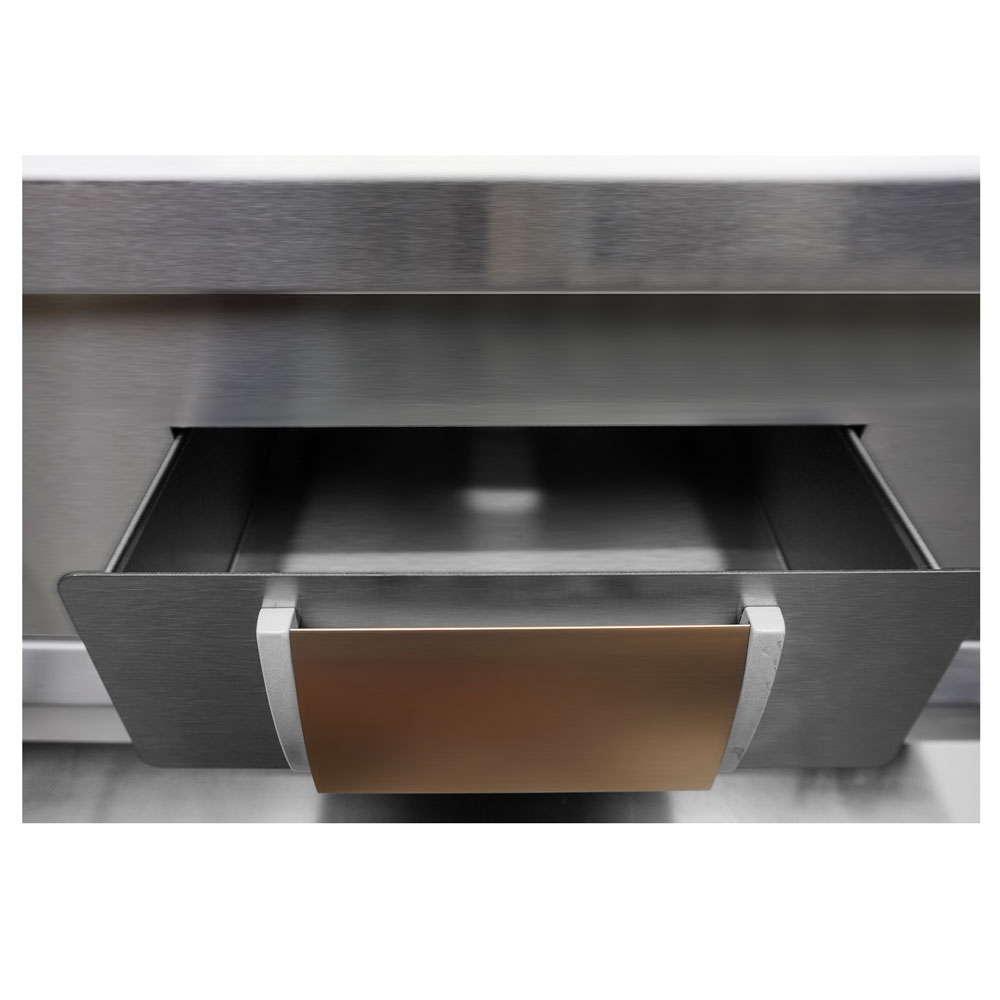 Plancha freidora a gas Ventus VPFG-720 cajón recolector