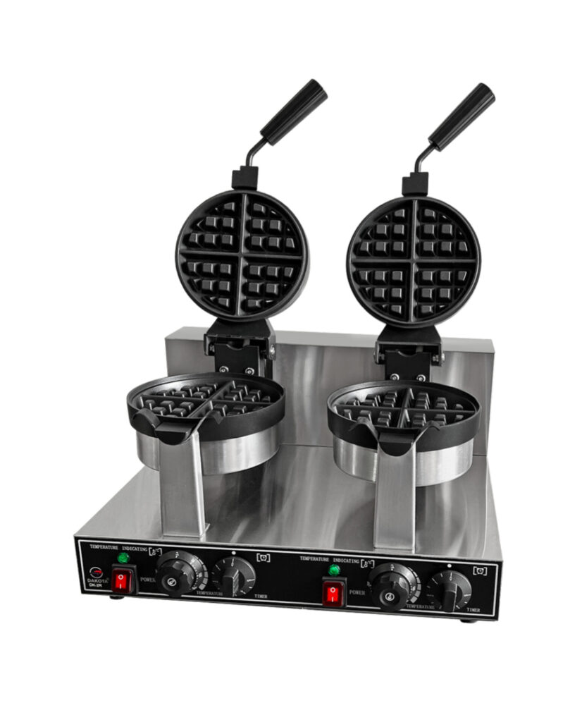 Wafflera circular doble Dakota DK-2R profesional