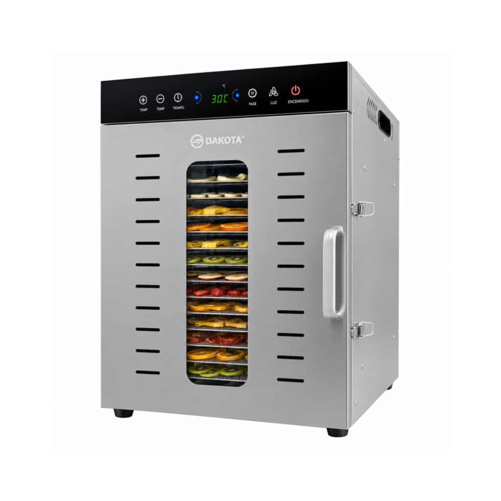 Deshidratador de alimentos Dakota DKD-20 de acero inoxidable con 20 bandejas