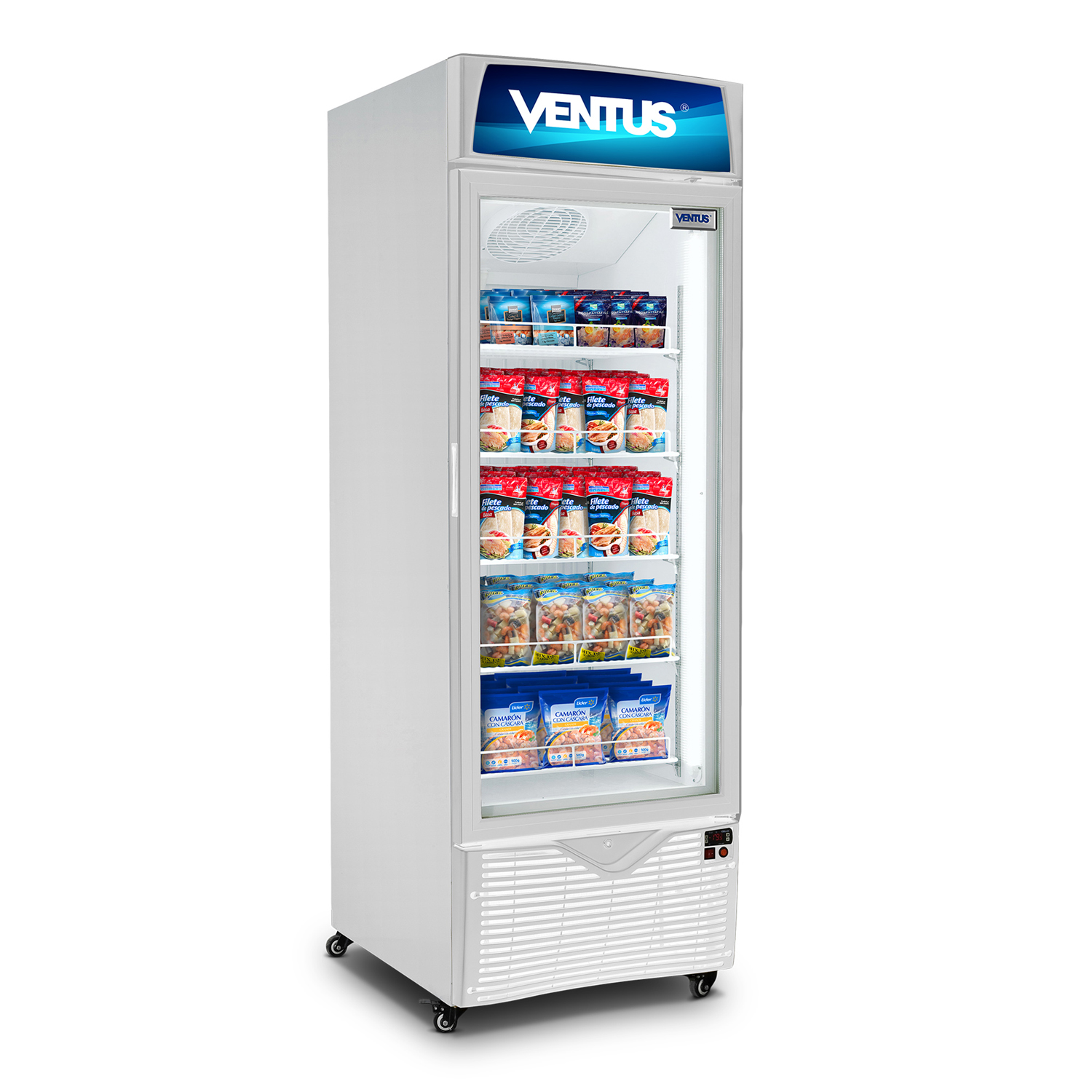 Visicooler Freezer Ventus VCF-480L de 480 litros para congelados