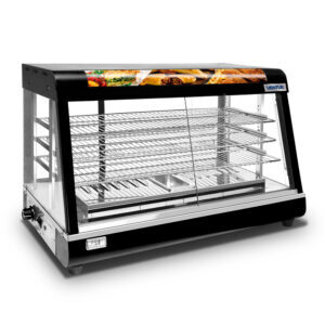Vitrina caliente Ventus VMC-95N de sobremesa vista diagonal