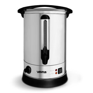 Hervidor Eléctrico Ventus VHA-20 de agua de 20 litros en acero inoxidable, vista frontal