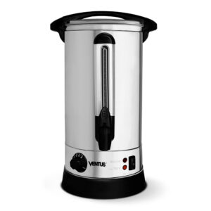 Percolador de Café Ventus VHAP-10 de 10 litros en acero inoxidable, vista frontal