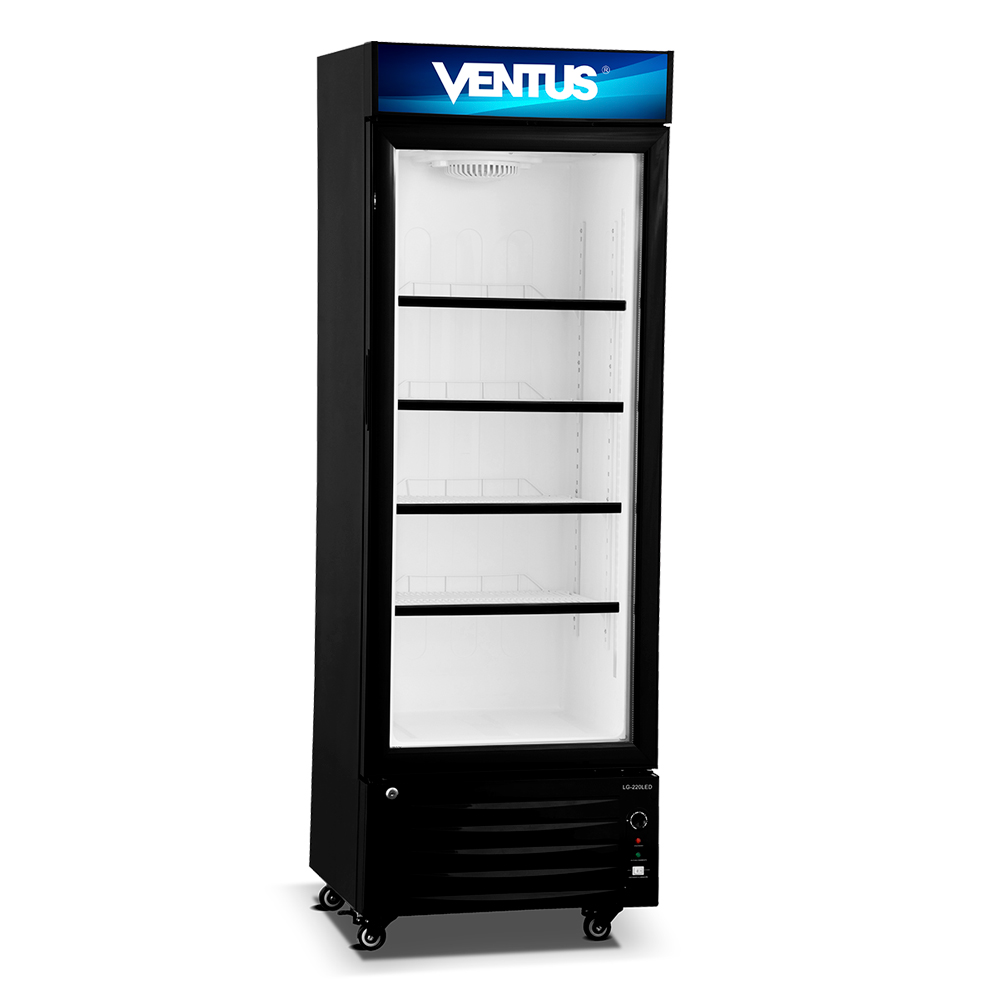 Visicooler de bebidas Ventus LG-220LED con repisas