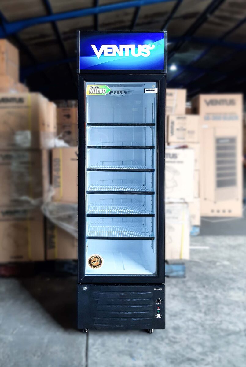 Visicooler Ventus LG-290 LED con puerta de doble vidrio templado