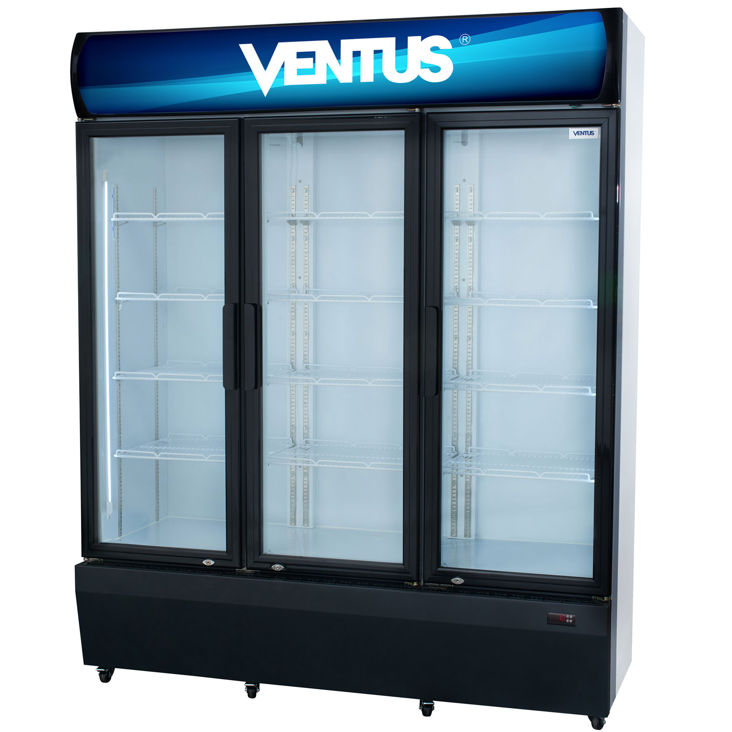 Visicooler de 2 puertas Ventus VC-1200L, diagonal izquierda