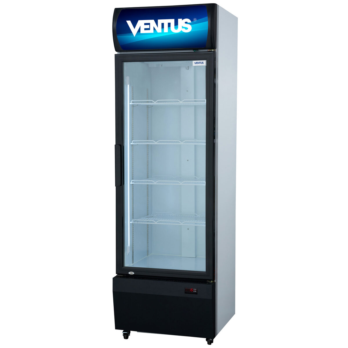 Visicooler Ventus VC-370L con puerta de doble vidrio templado