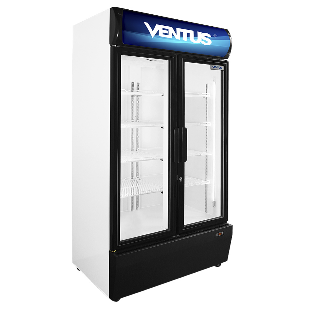 Visicooler Ventus VC-800L con luz LED y 8 repisas regulables