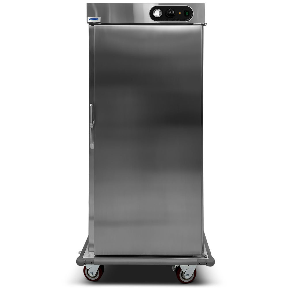 Mantenedor de Alimentos Ventus VCCM-1121 10 Niveles Acero Inoxidable vista frontal
