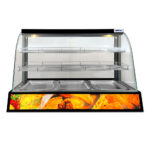 Vitrina caliente Ventus VMCD-3N vidrio curvo vista frontal