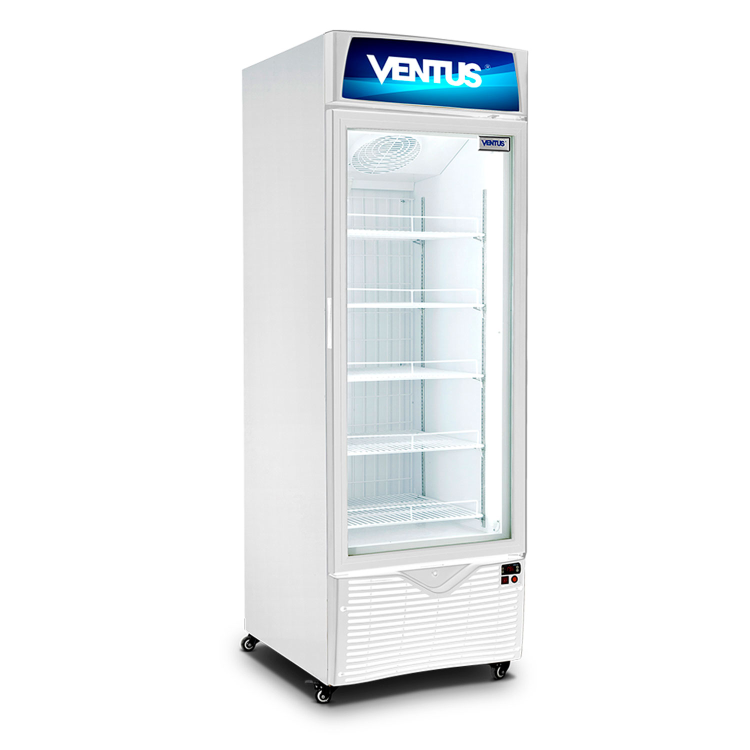 Visicooler Freezer Ventus VCF-480L con puerta abatible de triple vidrio