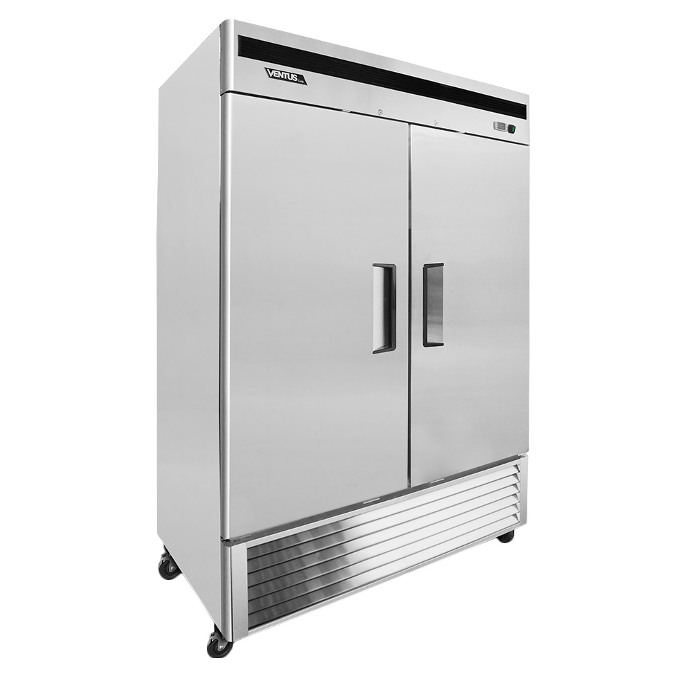 Freezer vertical de gran capacidad en acero inoxidable