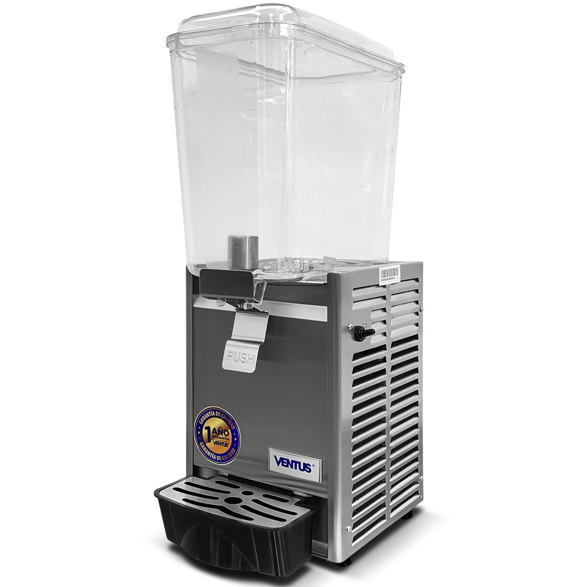 Refresquera Ventus VJ-181 con sistema de lluvia y bomba magnetica
