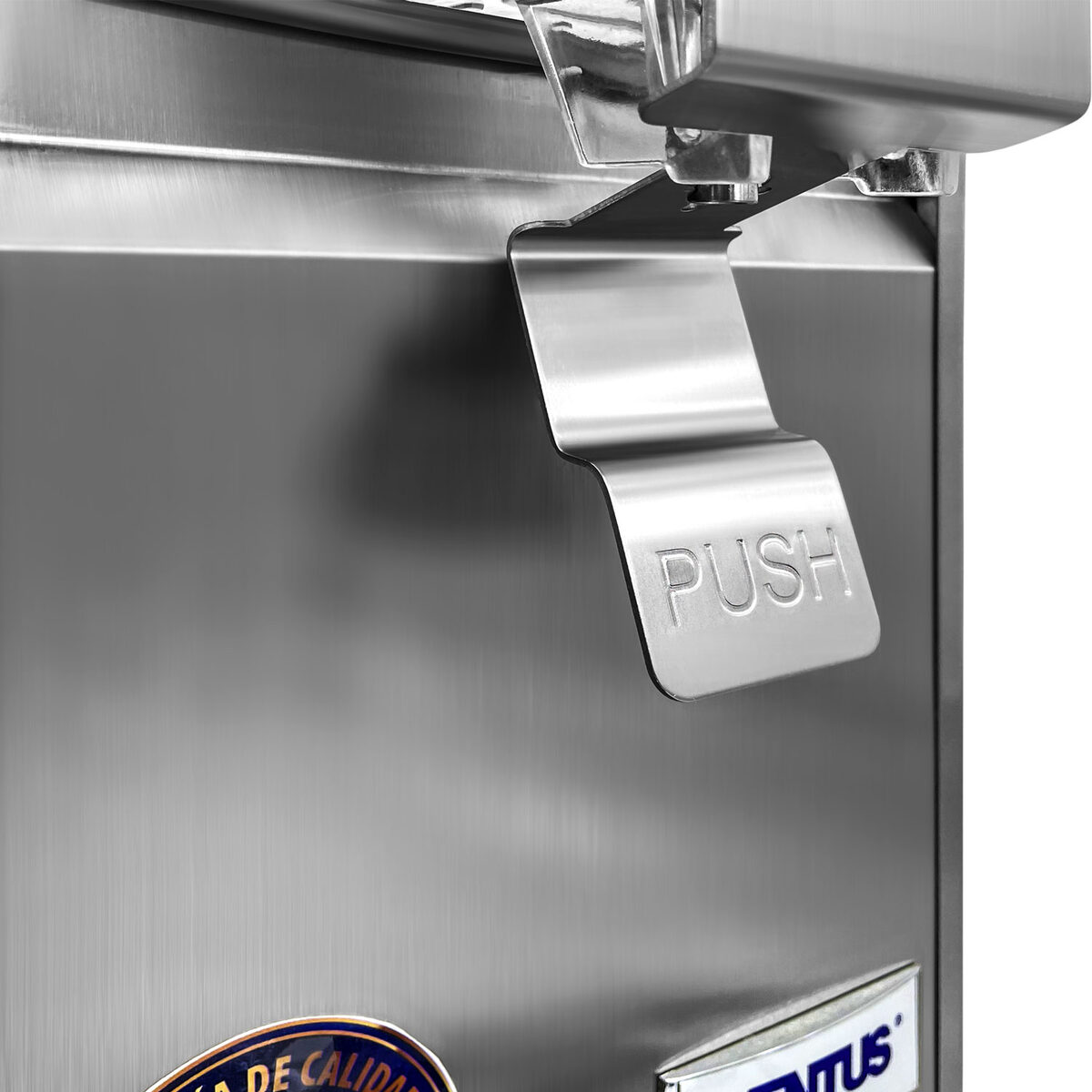 Dispensador de jugos con valvula de gravedad de acero inoxidable