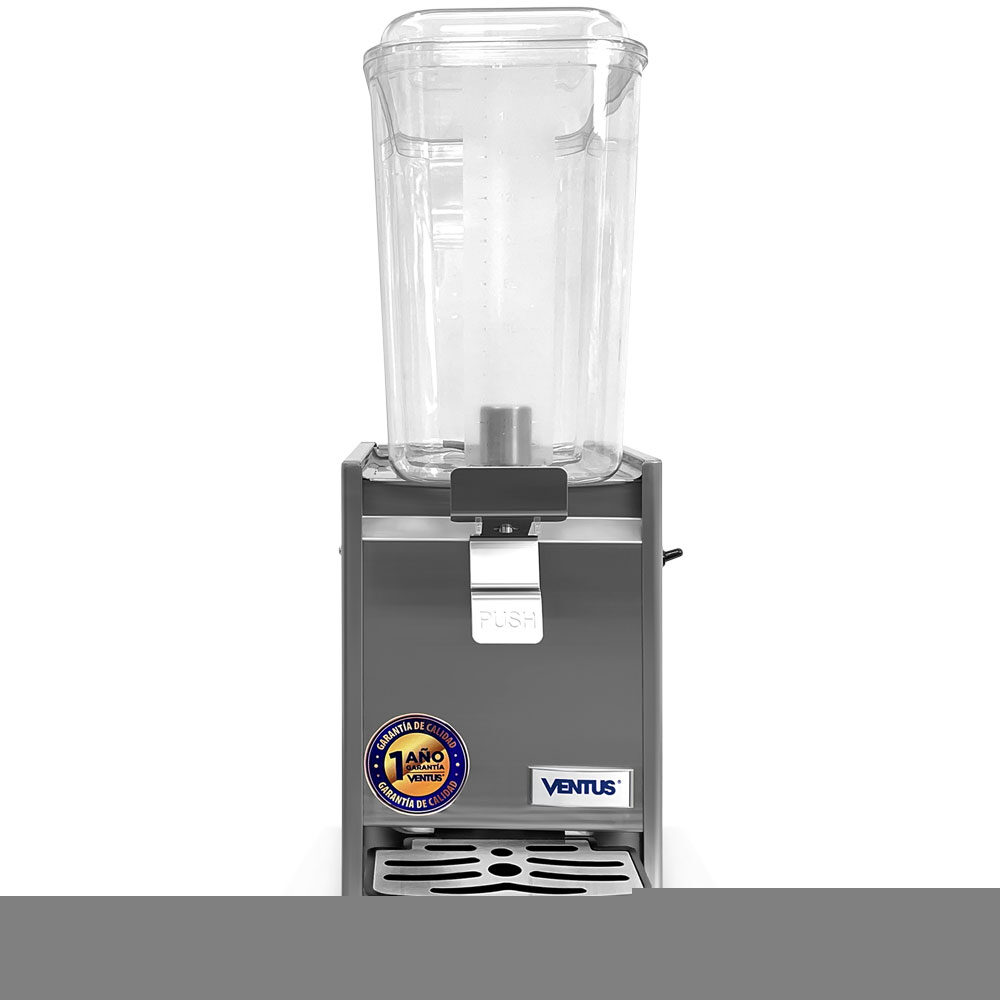 Refresquera Ventus VJ-181 dispensadora de jugos de una tolva, vista frontal