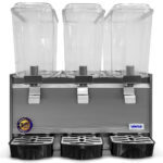 Dispensadora de jugos Ventus VJ-183 3 tolvas vista frontal