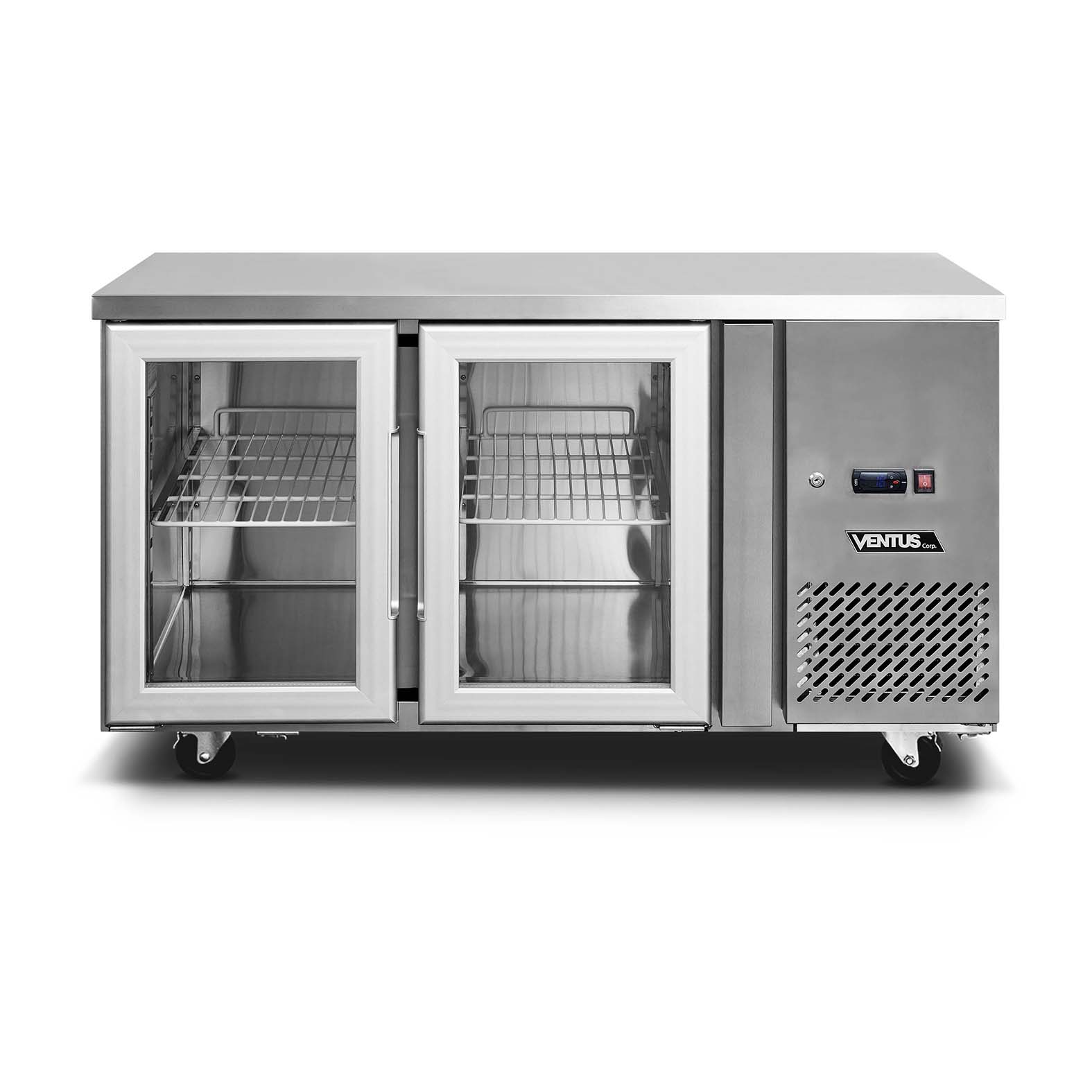 Mesón Refrigerado Ventus VMR2PS-280V vista frontal