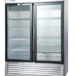 Refrigerador vertical de acero inoxidable Ventus VR2PS-1400V vista frontal