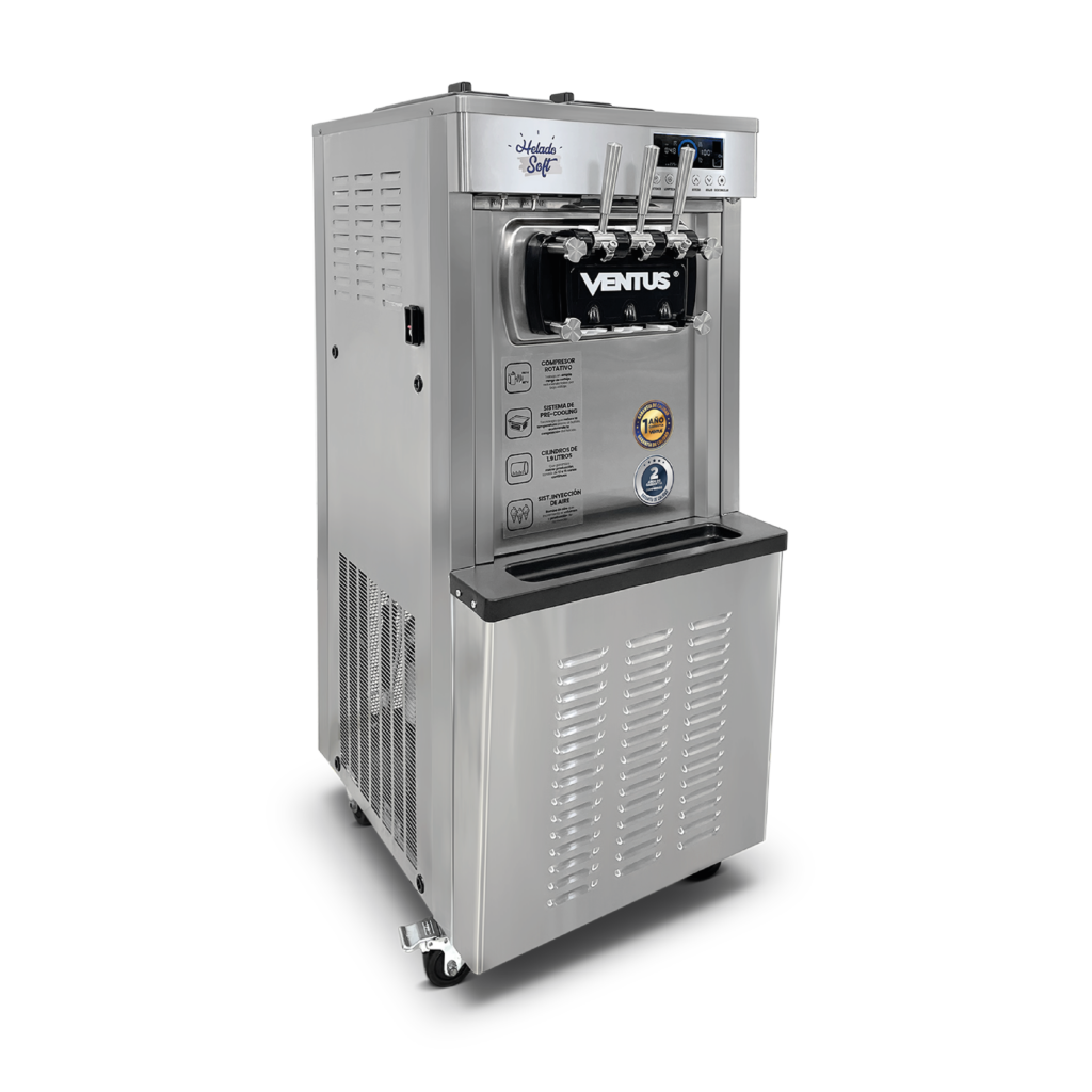Máquina de Helado Soft Ventus VSP-25 FLEX vista de lado
