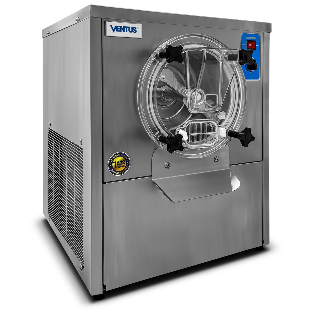 Maquina de helado artesanal Ventus VSPH-16S vista diagonal derecha