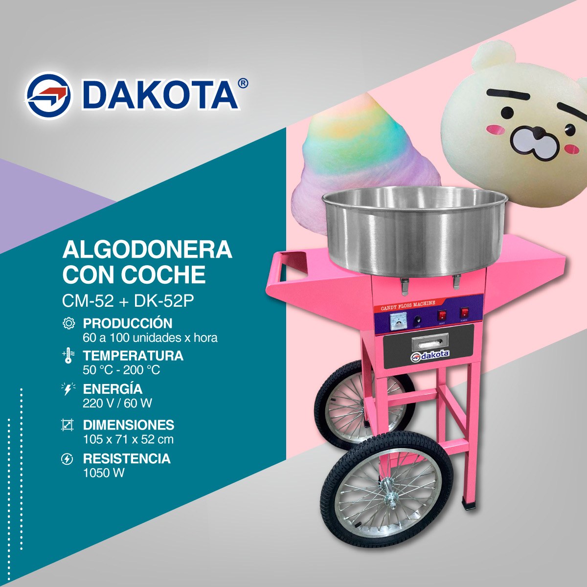 Ficha informativa Dakota CM-52