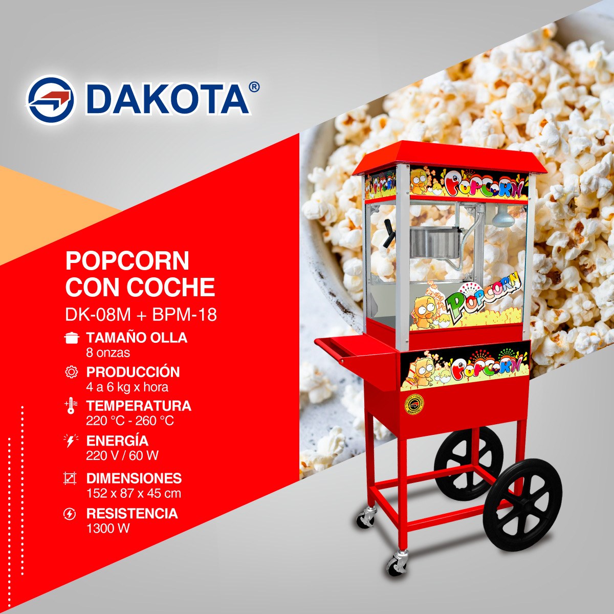 Ficha informativa Dakota DK-08M