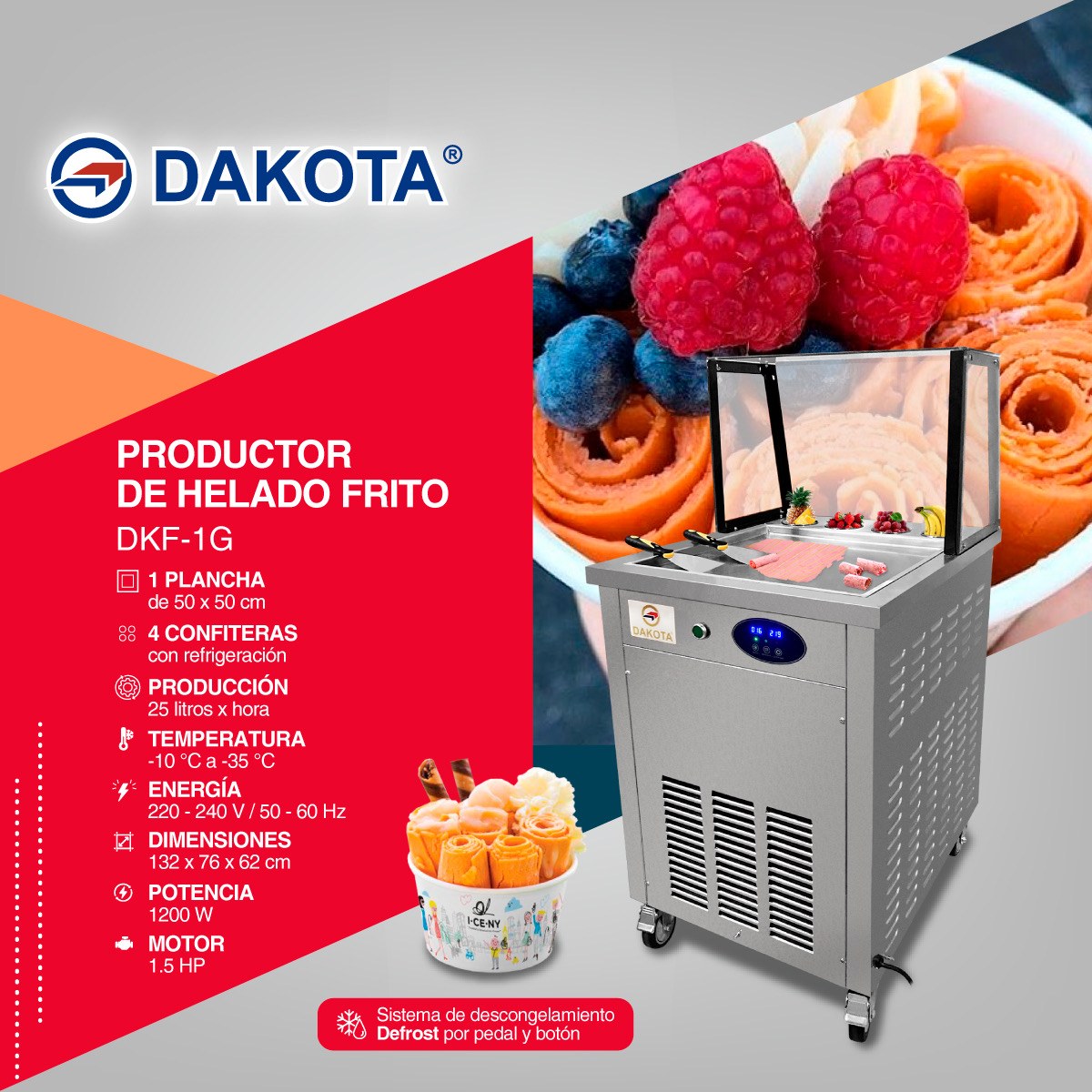 Ficha informativa Dakota DKF-1G