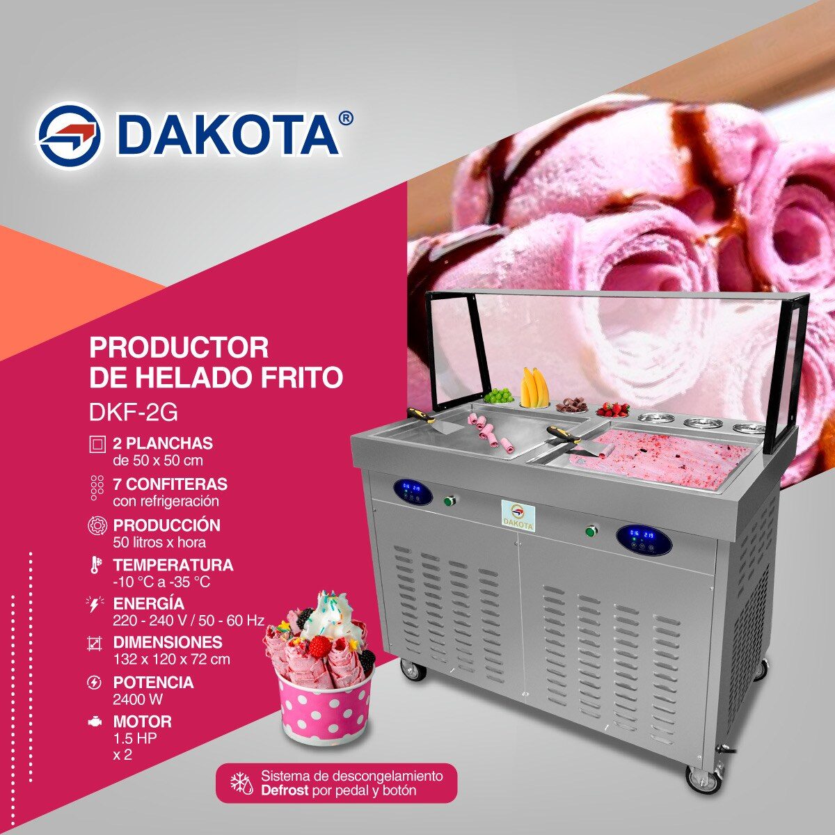 Ficha informativa Dakota DKF-2G