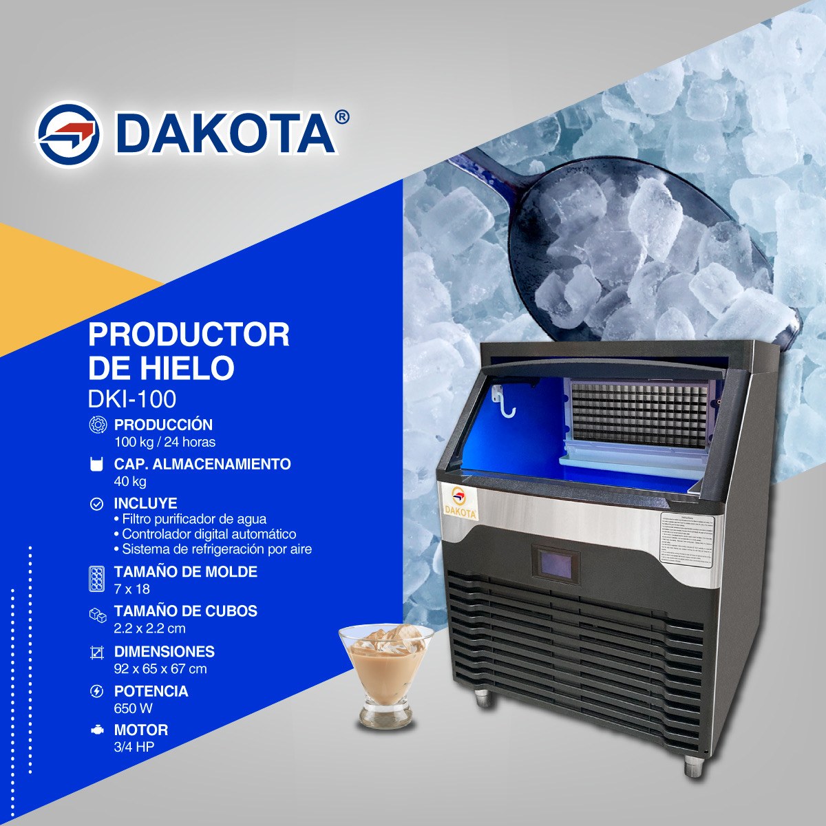 Ficha informativa Dakota DKI-100