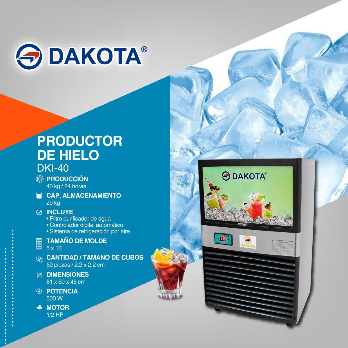 Ficha informativa Dakota DKI-40