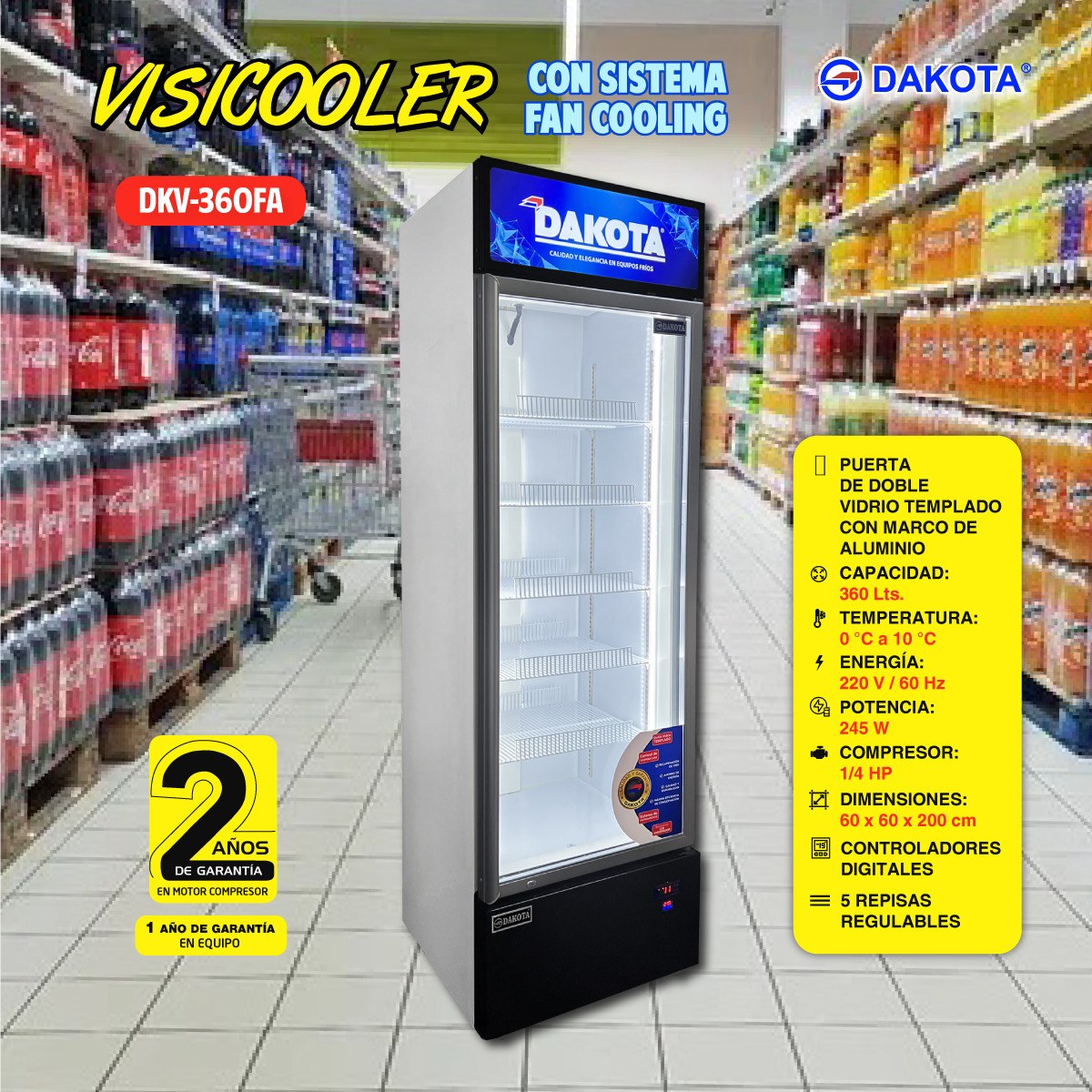 Ficha informativa Dakota DKV-360FA