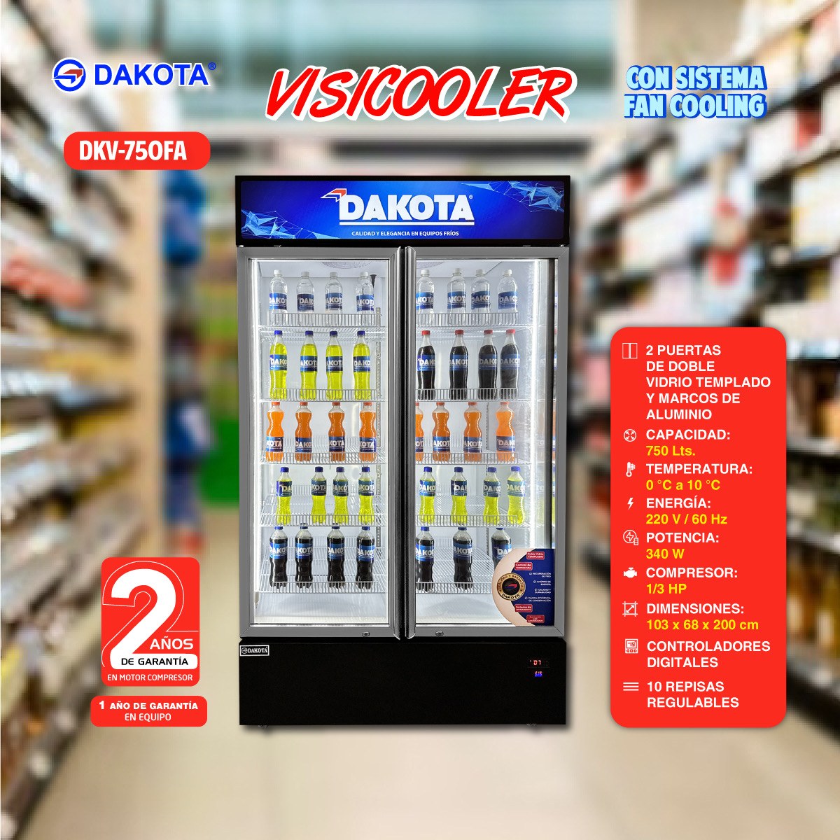Ficha informativa Dakota DKV-750FA