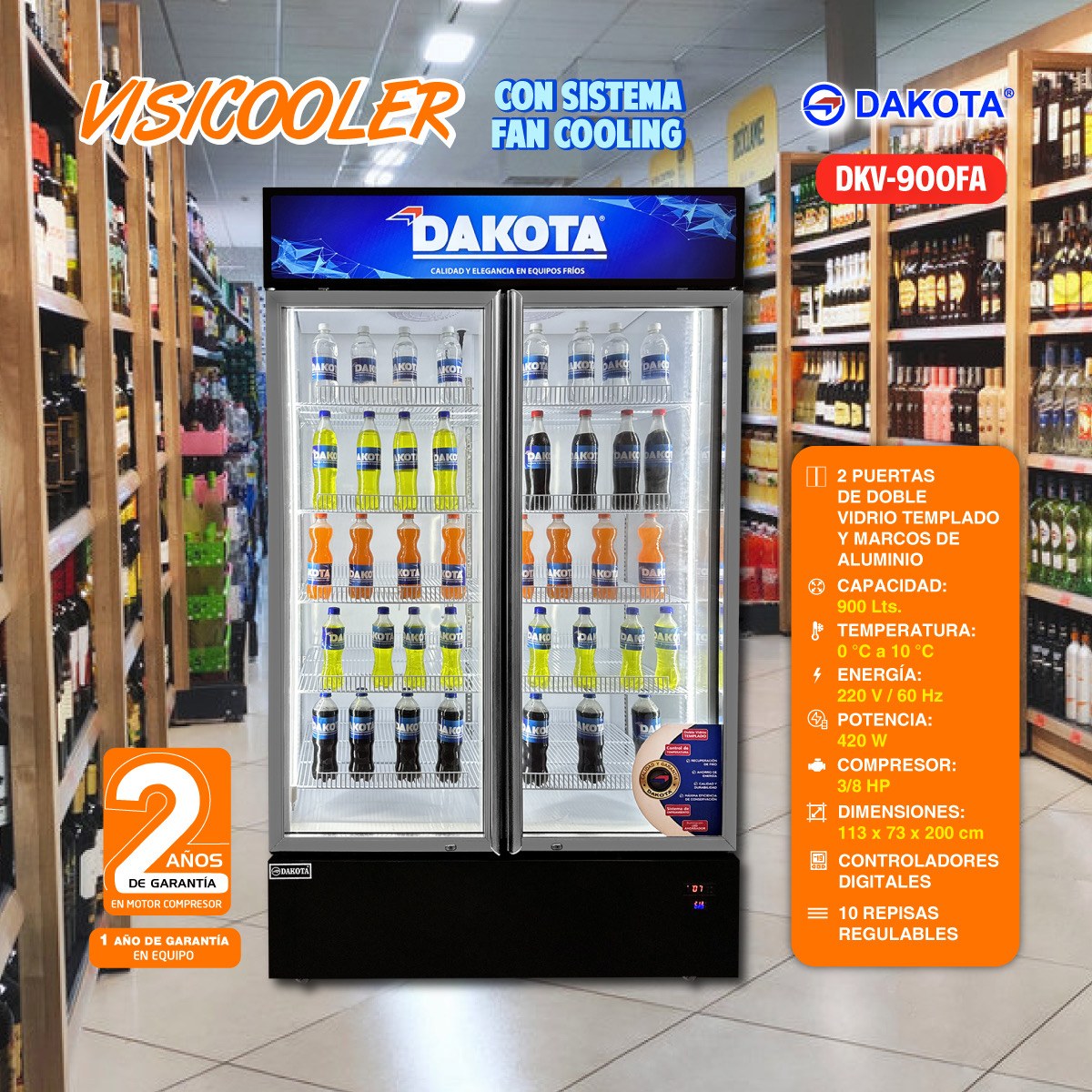 Ficha informativa Dakota DKV-900FA