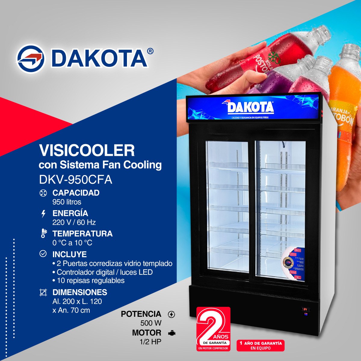 Ficha informativa Dakota DKV-950CFA