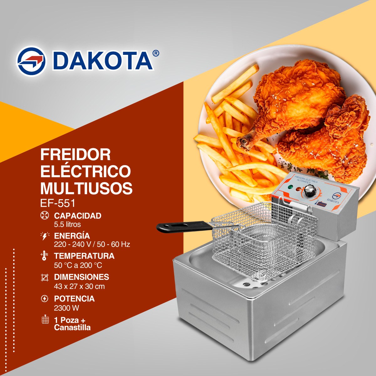 Ficha informativa Dakota EF-551