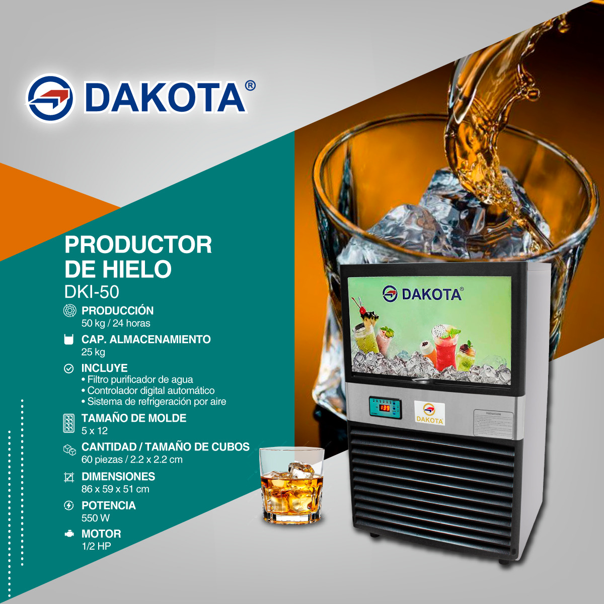 Ficha informativa Dakota DKI-50