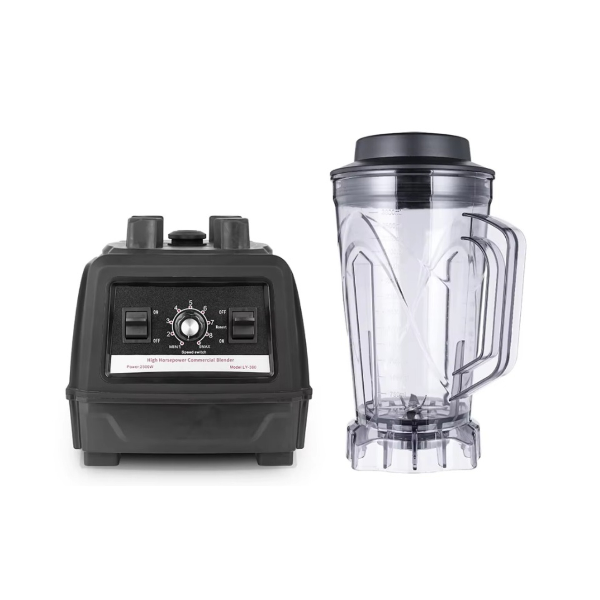 Vaso de 2.5 litros de la licuadora comercial de alto rendimiento Okiatinox