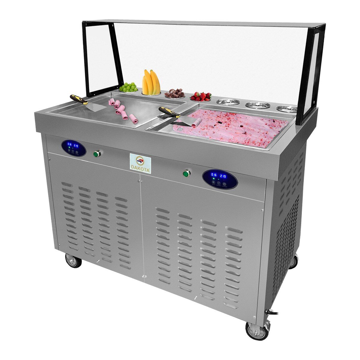Máquina de helado frito comercial Dakota DKF-2G
