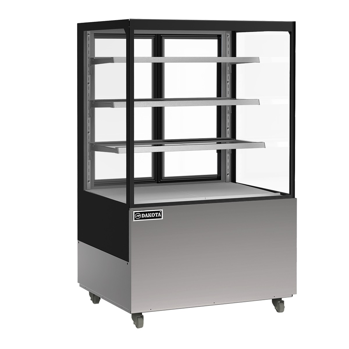Vitrina refrigerada de vidrio recto Dakota DKV-410LR3
