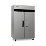Armario vertical mixto Ilumi AF-11002MX 1000 L de acero inoxidable