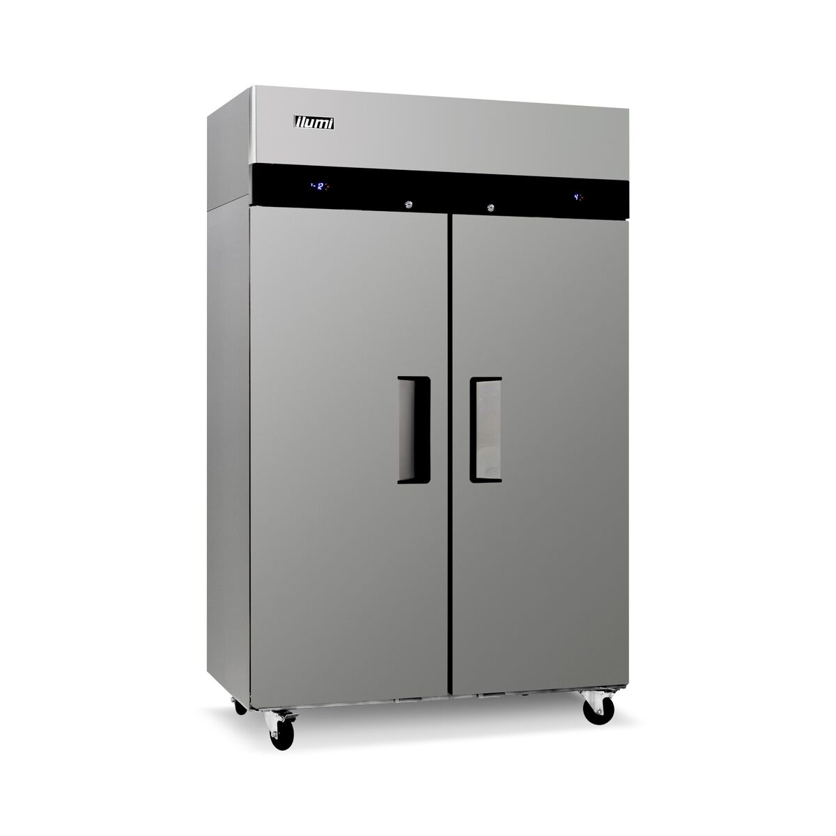Armario vertical mixto Ilumi AF-11002MX 1000 L de acero inoxidable