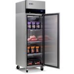 Congeladora vertical Ilumi AF-7000FC 500 L de acero inoxidable