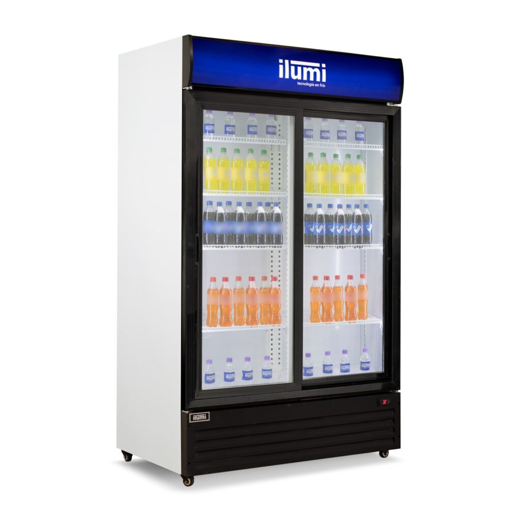 Visicooler Ilumi BC-9502SD con fondo blanco